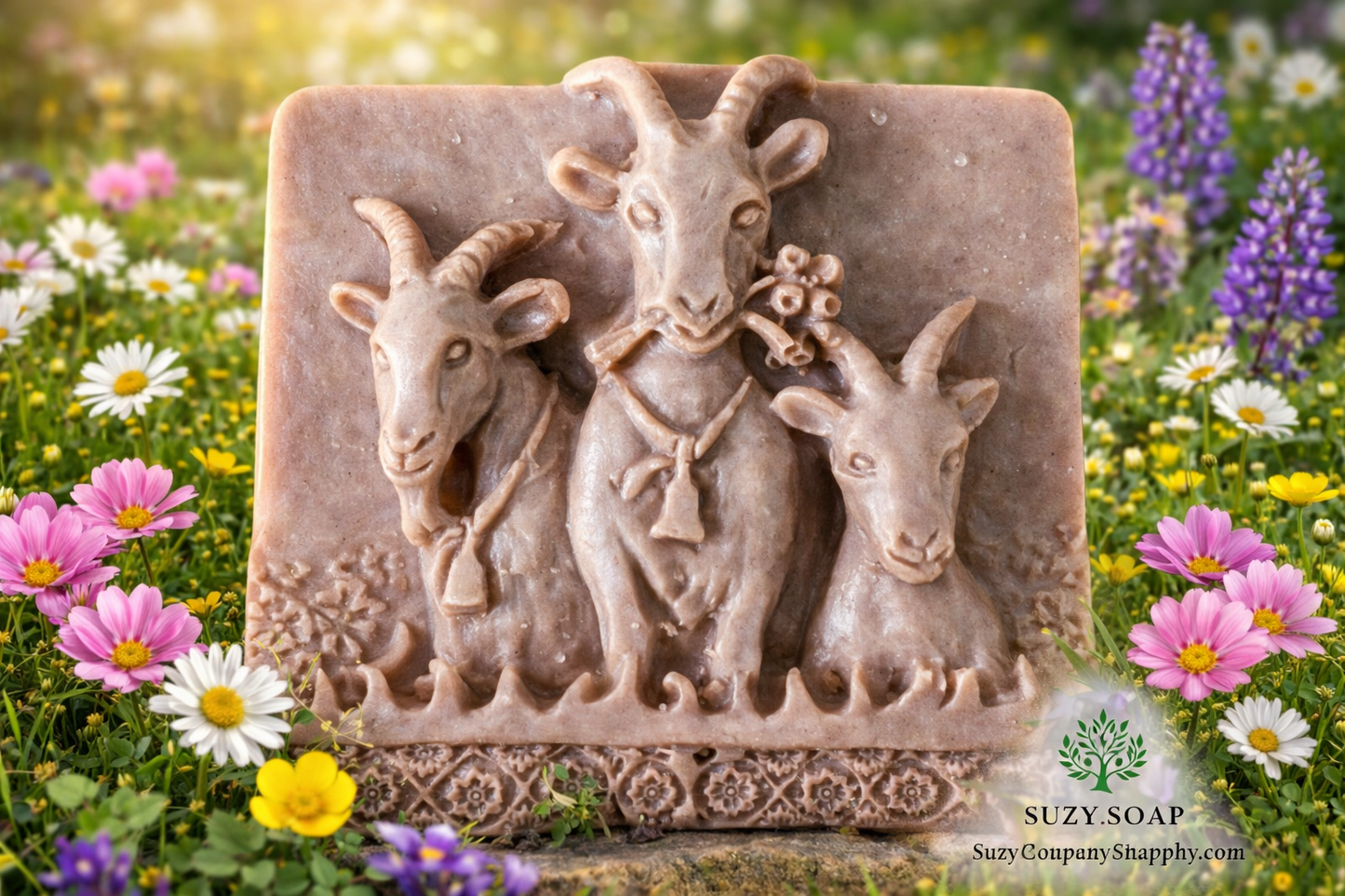 Bar Soap: G.O.A.T Bar Soap
(Greatest Oats and
Honey Treatment