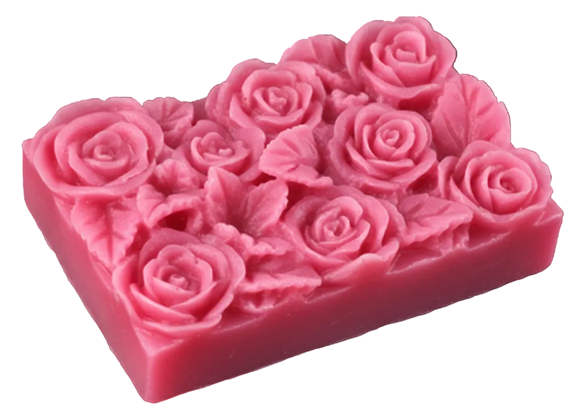 Bar Soap: Pink Roses Blossom Bar Soap