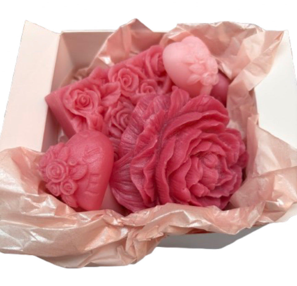 Bar Soap: Pink Roses Blossom Bar Soap